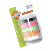 Ruban pour étiqueteuse couleurs fluorescentes de 2 m - Artemio - 5 unités