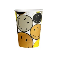 Gobelets Smiley Movement de 250 ml - 8 unités