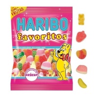 Sachet assorti de bonbons gélifiés - Haribo Favoris original - 90 gr