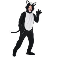 Costume de chat avec gants pour homme