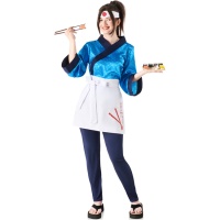 Costume de chef sushi pour femme