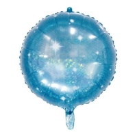 Ballon rond Galactic Aqua de 61 cm - Conver Party