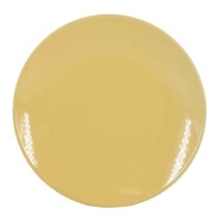 Assiette jaune de 19 cm