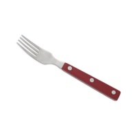 Fourchette de 19,5 cm en polyoxyméthylène rouge Steak Basic - Arcos