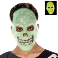 Masque de squelette phosphorescent