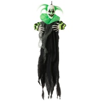 Pendentif de clown vert de 60 cm