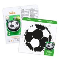 Pochoir de Football de 25 cm - Décorez