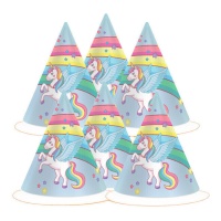 Chapeaux Unicorn Magic - 6 unités