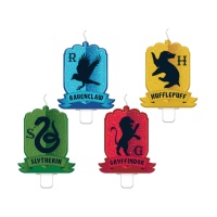 Bougies de Harry Potter Poudlard - 4 unités