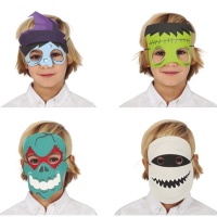 Masques de monstres d'Halloween pour enfants - 1 unité