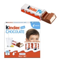 Kinder chocolat en barre - 4 barres