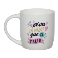 Tasse de 350 ml Vive la mère qui m'a mis au monde