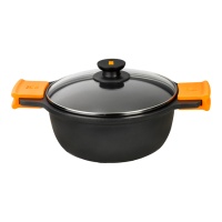 Casserole de 36 x 12,7 cm Efficient avec couvercle - Bra