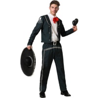 Costume de mariachi noir élégant pour homme