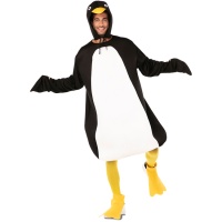 Costume de pingouin avec bonnet pour adulte