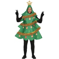 Costume d'arbre de Noël pour adulte