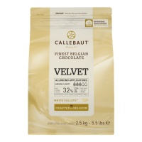 Pépites à fondre de chocolat blanc Velvet 2,5 kg - Callebaut