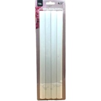 Piliers en plastique pour gâteaux de 30 cm x 1,8 cm - Azucren - 4 unités