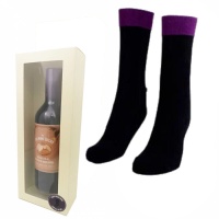 Chaussettes de vin en bouteille cadeau - 1 paire