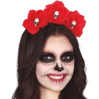 Bandeau Roses Rouges de la Mort