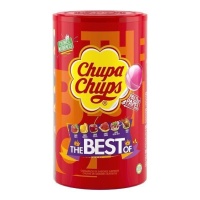 Chupa Chups aux saveurs assorties en pot - 110 unités