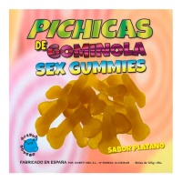 Bonbons en forme de pénis saveur banane - 125 gr