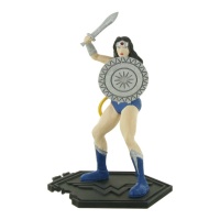 Figurine pour gâteau de Wonder Woman de 10 cm - 1 unité