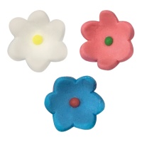 Figurines en sucre en forme de fleur Estela de 1,5 cm - Dekora - 490 unités