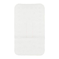 Tapis de douche antidérapant 69,3 x 40 cm en caoutchouc blanc