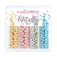 Kit de sprinkles de perles métalliques de 52 gr