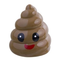 Tirelire Emoji de Caca de 16 cm - DCasa