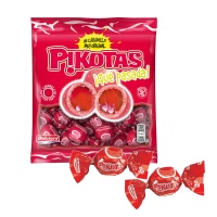 Bonbons à la cerise de 100 gr - Pikotas emballage individuel - Dulciora