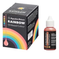 Ensemble de colorants à base d'huile arc-en-ciel de 30 ml - Sugarflair - 6 unités