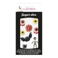 Figures en sucre d'Halloween assorties - Scrapcooking - 8 unités