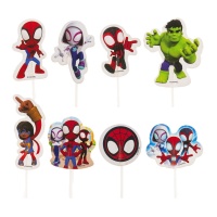 Pics de Spidey de 4,5 x 2,7 cm - 16 unités