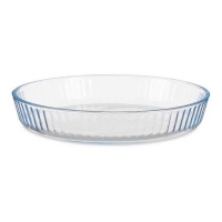 Plat rond en verre optique de 26 cm - Vivalto