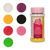 Paillettes en cristaux de sucre colorées de 80 gr - FunCakes