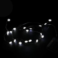 Guirlande lumineuse flocon de neige de 2 m - 20 leds