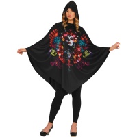 Poncho de catrina pour femme