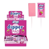 Dipper de caramel mou à la fraise en sucette - Dipper PAD Vidal - 1,2 kg