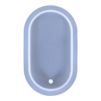 Moule en silicone pour résine pendentif ovale 6 x 4 cm - Artis Decor