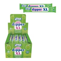 Succette de caramel mou XL à la pomme - Dipper XL Vidal - 100 unités