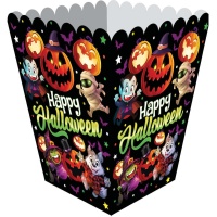 Boîte de Happy Halloween de 18 x 10,5 cm - 6 unités