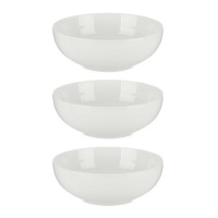 Bol de 2,6 L rond en porcelaine - 3 unités