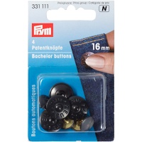 Boutons pour célibataires de 1,6 cm tête pointue Zeus - Prym - 4 unités