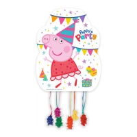 Pinata Peppa Pig de fête 46 x 33 cm