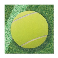 Serviettes de Tennis & Padel de 16,5 x 16,5 cm - 16 unités