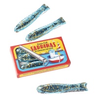 Boîte de sardines au chocolat au lait de 24 gr.