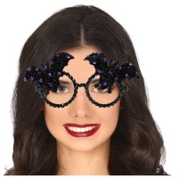 Lunettes de chauves-souris avec strass