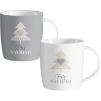 Tasse de 350 ml Joyeux Noël nordique - 1 unité